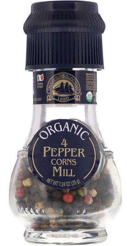 Drogheria & Alimentari, Organic 4 Peppercorns Mill, 35 g - Mom it KeTo Go