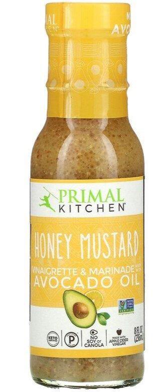 Primal Kitchen, Honey Mustard Vinaigrette & Marinade Made with Avocado Oil, 236 ml - Mom it KeTo Go