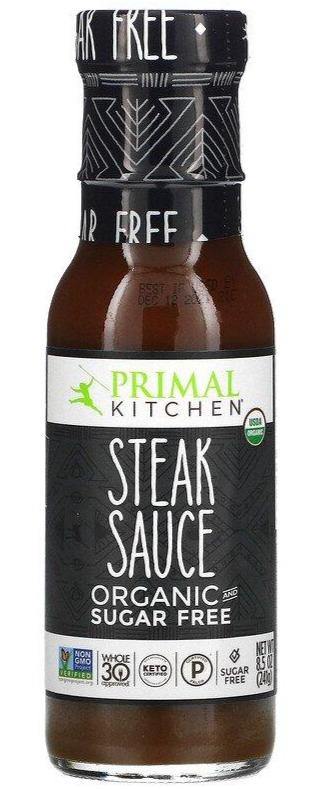 Primal Kitchen Steak Sauce, Organic and Sugar Free - 8.5 oz