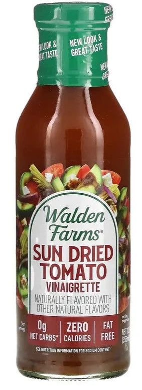 Walden Farms, Sun Dried Tomato Vinaigrette Dressing, Calorie Free, 355 ml - Mom it KeTo Go